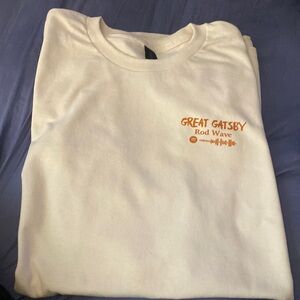 Rod Wave Graphic TShirt Natural(beige) color. Size XL